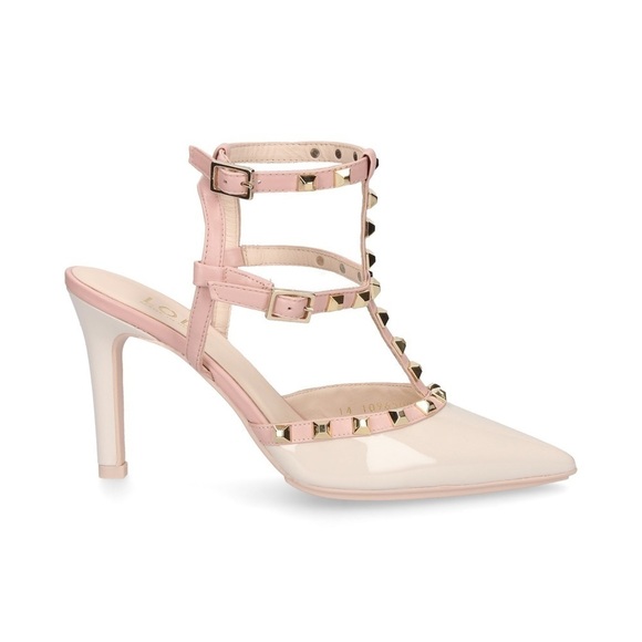 Lodi Rockstud pumps Cream/Blush 39 - Picture 2 of 6